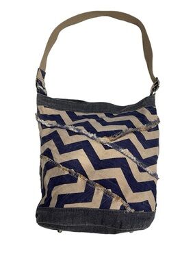 Toms Canvas Denim Style Bag/Tote